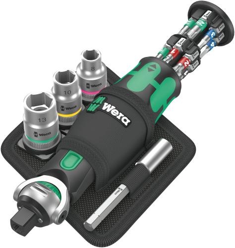 Wera Tool 5004281001 8009 Zyklop Pocket Set 2, 18 pieces