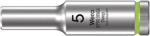 Wera Tool 5004501001 8790 HMA Deep 1/4" socket, 5 x 50 mm