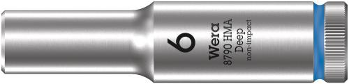 Wera Tool 5004503001 8790 HMA Deep 1/4" socket, 6 x 50 mm