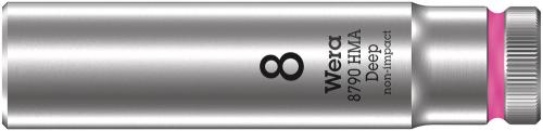 Wera Tool 5004505001 8790 HMA Deep 1/4" socket, 8 x 50 mm