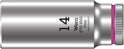 Wera Tool 5004511001 8790 HMA Deep 1/4" socket, 14 x 50 mm