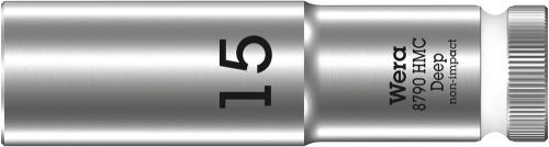 Wera Tool 5004555001 8790 HMC Deep socket with 1/2" drive, 15 x 83 mm
