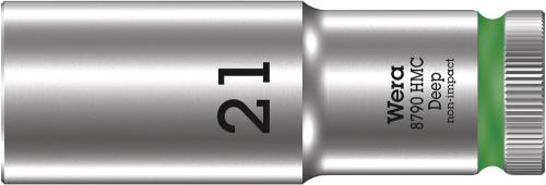 Wera Tool 5004561001 8790 HMC Deep socket with 1/2" drive, 21 x 83 mm