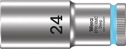 Wera Tool 5004563001 8790 HMC Deep socket with 1/2" drive, 24 x 83 mm