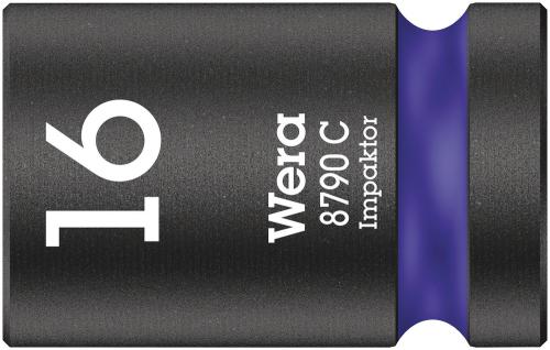 Wera Tool 5004573001 8790 C Impaktor socket with 1/2" drive, 16 x 38 mm