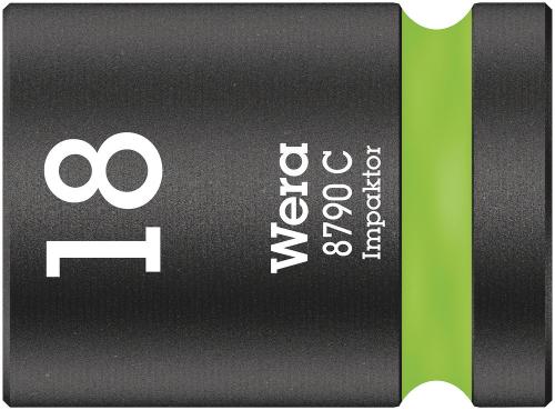 Wera Tool 5004575001 8790 C Impaktor socket with 1/2" drive, 18 x 38 mm