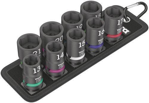 Wera Tool 5004580001 Belt C Impaktor 1 socket set, 1/2" drive, 10 pieces