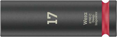Wera Tool 5004834001 8790 C Impaktor Deep socket with 1/2" drive, 17 x 83 mm