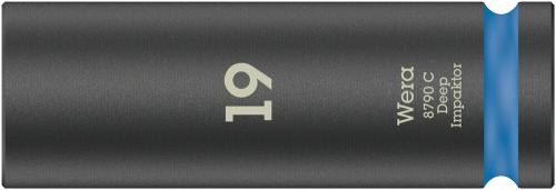 Wera Tool 5004836001 8790 C Impaktor Deep socket with 1/2" drive, 19 x 83 mm