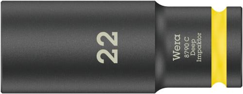 Wera Tool 5004838001 8790 C Impaktor Deep socket with 1/2" drive, 22 x 83 mm