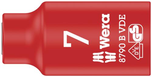 Wera Tool 5004951001 8790 B VDE Zyklop 3/8" socket, insulated, 7 x 46 mm