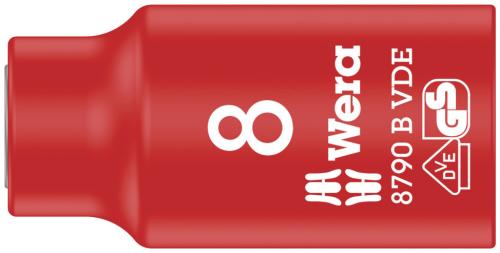 Wera Tool 5004952001 8790 B VDE Zyklop 3/8" socket, insulated, 8 x 46 mm