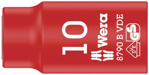 Wera Tool 5004954001 8790 B VDE Zyklop 3/8" socket, insulated, 10 x 46 mm