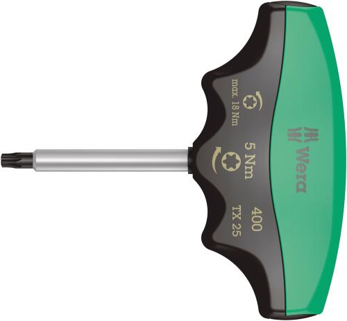 Wera Tool 5005091001 400 TX Torque-indicator, TX 25 x 5.0 Nm