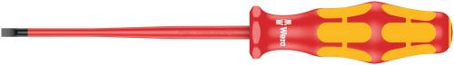 Wera Tool 5006440001 160 iS VDE Insulated screwdriver with reduced blade diameter for slotted screws, 0.6 x 3.5 x 100 mm