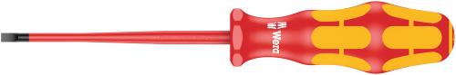 Wera Tool 5006441001 160 iS VDE Insulated screwdriver with reduced blade diameter for slotted screws, 0.8 x 4 x 100 mm