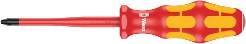 Wera Tool 5006451001 162 iS PH VDE Insulated screwdriver with reduced blade diameter for Phillips screws, PH 2 x 100 mm