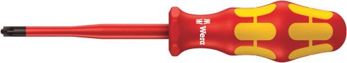 Wera Tool 5006465001 165 iS PZ/S VDE Insulated screwdriver with reduced blade diameter for PlusMinus screws (Pozidriv/slotted), # 1 x 80 mm