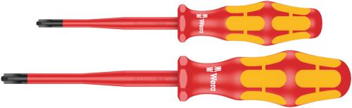 Wera Tool 5006470001 165 iS PZ/S # 1 + 2 Screwdriver set Kraftform Plus series 100. With reduced blade diameter, 2 pieces