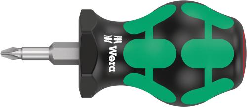 Wera Tool 5008850001 350 PH Phillips-head Stubby/carburetor screwdriver, PH 1 x 25 mm