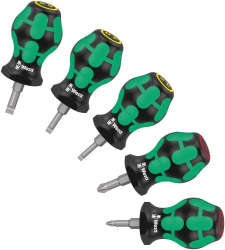 Wera Tool 5008870001 Stubby Set 1 Screwdriver set, 5 pieces