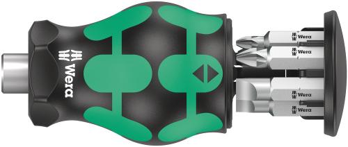 Wera Tool 5008877001 Kraftform Kompakt Stubby magazine 4, 6 pieces