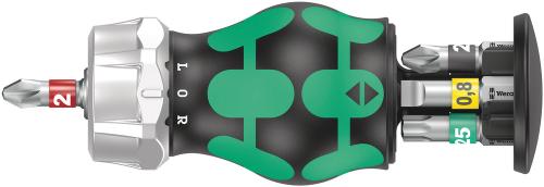 Wera Tool 5008884001 Kraftform Kompakt Stubby magazine RA 2, 6 pieces