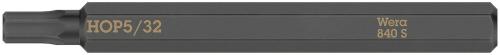 Wera Tool 5018155001 840 S Hex-Plus bits for impact screwdrivers, 5/32" x 70 mm