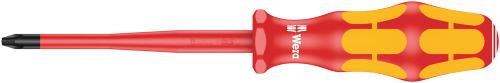 Wera Tool 5020133001 162 iSS PH VDE Insulated screwdriver with reduced blade diameter for Phillips screws, PH 2 x 100 mm