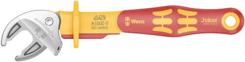 Wera Tool 5020153001 6004 Joker VDE L VDE-insulated self-setting spanner, 16-19 x 5/8-3/4" x 226 mm