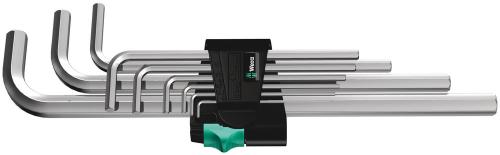 Wera Tool 5021909001 950/9 Hex-Plus 2 L-key set, metric, chrome-plated, 9 pieces