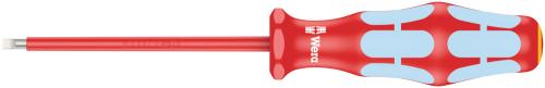 Wera Tool 5022729001 3160 i VDE Insulated screwdriver for slotted screws, stainless, 0.5 x 3 x 80 mm