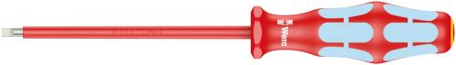 Wera Tool 5022730001 3160 i VDE Insulated screwdriver for slotted screws, stainless, 0.6 x 3.5 x 100 mm