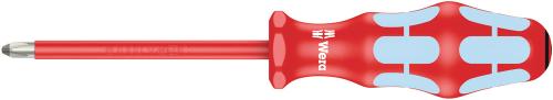 Wera Tool 5022740001 3165 i PZ VDE Insulated screwdriver for Pozidriv screws, stainless, PZ 1 x 80 mm