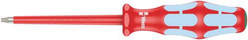 Wera Tool 5022761001 3167 i VDE-insulated TORX® screwdriver, stainless steel, TX 9 x 80 mm