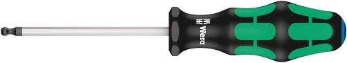 Wera Tool 5022910001 352 Ball end screwdriver for hexagon socket screws, 3/16" x 100 mm