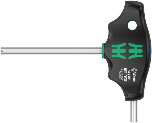 Wera Tool 5023346001 454 HF T-handle hexagon screwdriver Hex-Plus with holding function, 6 x 100 mm