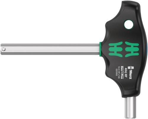 Wera Tool 5023354001 454 HF T-handle hexagon screwdriver Hex-Plus with holding function, 10 x 100 mm