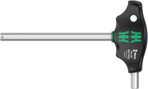 Wera Tool 5023366001 454 HF T-handle hexagon screwdriver Hex-Plus with holding function, imperial, 3/8" x 150 mm