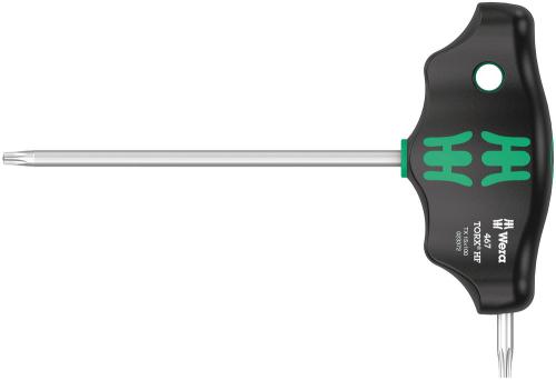 Wera Tool 5023372001 467 TORX® HF T-handle screwdriver with holding function, TX 15 x 100 mm