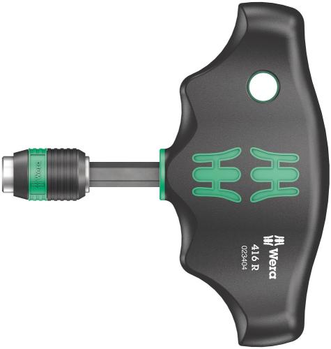 Wera Tool 5023404001 416 R T-handle bitholding screwdriver Rapidaptor, 1/4 x 45 mm
