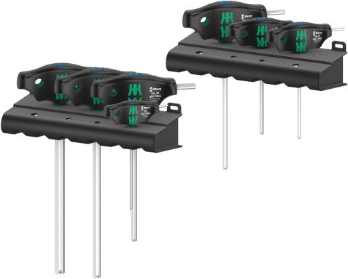 Wera Tool 5023450001 454/7 HF Set 1 screwdriver set T-handle screwdrivers Hex-Plus with holding function, 7 pieces