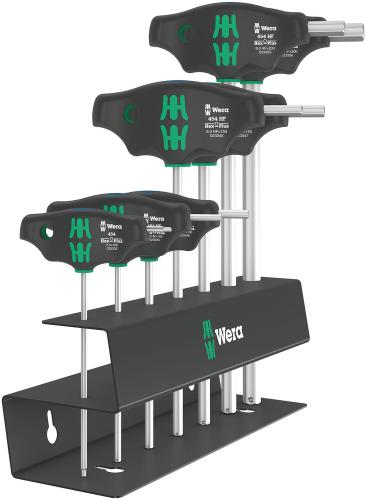 Wera Tool 5023453001 454/7 HF Set 2 Screwdriver set T-handle Hex-Plus screwdrivers with holding function, 7 pieces