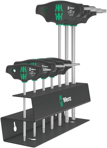 Wera Tool 5023456001 467/7 TORX® HF Set 2 Screwdriver set T-handle TORX® screwdrivers with holding function, 7 pieces