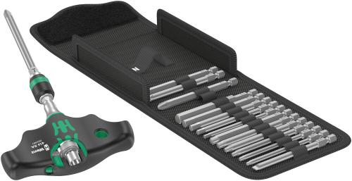 Wera Tool 5023471001 Kraftform Kompakt 400 RA Set 1, 17 pieces