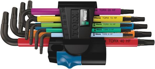 Wera Tool 5024179001 967/9 TX Multicolour HF 1 L-key set with holding function, 9 pieces
