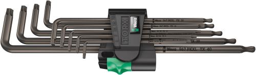 Wera Tool 5024460001 967/9 TX XL 1 TORX® L-key set, long, 9 pieces