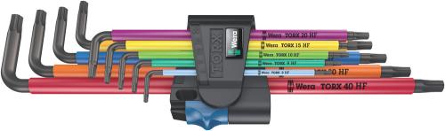 Wera Tool 5024470001 967/9 TX XL Multicolour HF 1 L-key set with holding function, long, 9 pieces