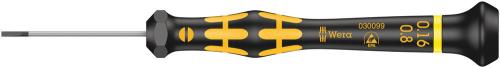 Wera Tool 5030099001 1578 A ESD Kraftform Micro screwdriver for slotted screws, 0.16 x 0.8 x 40 mm