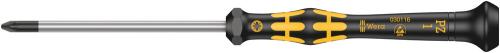 Wera Tool 5030116001 1555 PZ ESD Kraftform Micro screwdriver for Pozidriv screws, PZ 1 x 80 mm